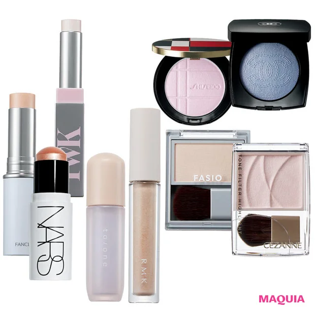 【おすすめ春新作ハイライト9選】HOW TOつきで今っぽいツヤ肌レシピをお届け