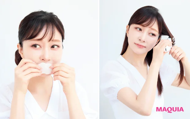 【石井美保さんのパーツケア】髪・唇・爪まで潤い満タンに。インナーケアで内からも立て直しを