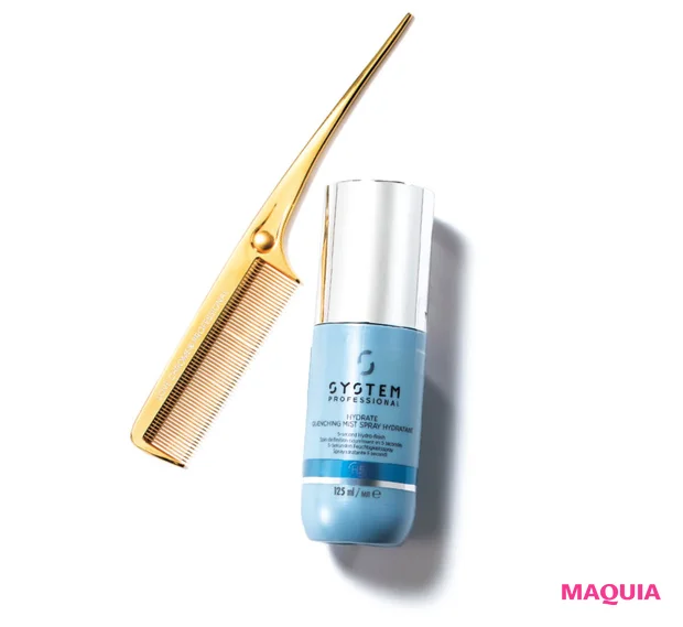 田中みな実の車内バッグの中身 ラブクロムのコーム SYSTEM PROFESSIONALのクエンチング ミスト