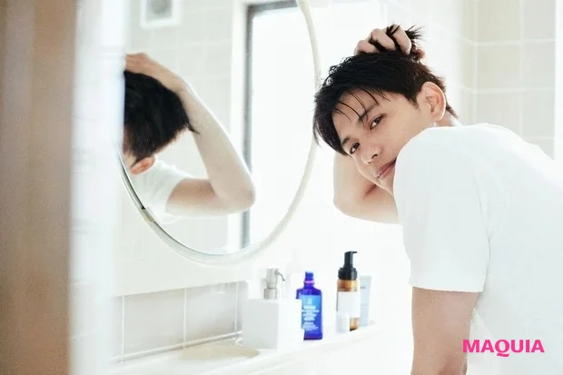 森崎ウィンさん「仕事のあとはしっかり洗顔しています！」