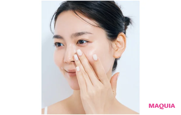 小鼻の脇もやさしく