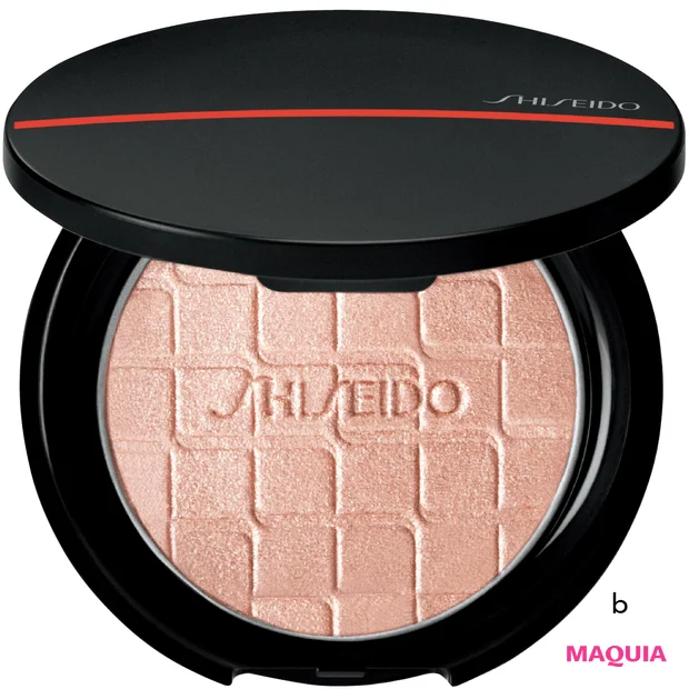 鈴木えみ ベースメイク AI肌 SHISEIDO オーラデュウ プリズム イルミネーター 01