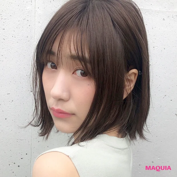 インスタ映え抜群！ 小顔美人になれる今っぽスリークボブ