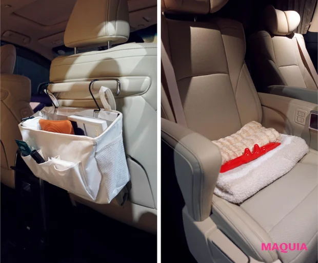 田中みな実 車内の様子