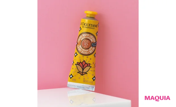 スパイシーオレンジラテ スノーシア ハンドクリーム 30ml ￥1540／ロクシタンジャポン（12/7限定発売）