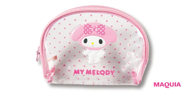 櫻坂46 守屋麗奈 スタメンコスメを収納したメインポーチ