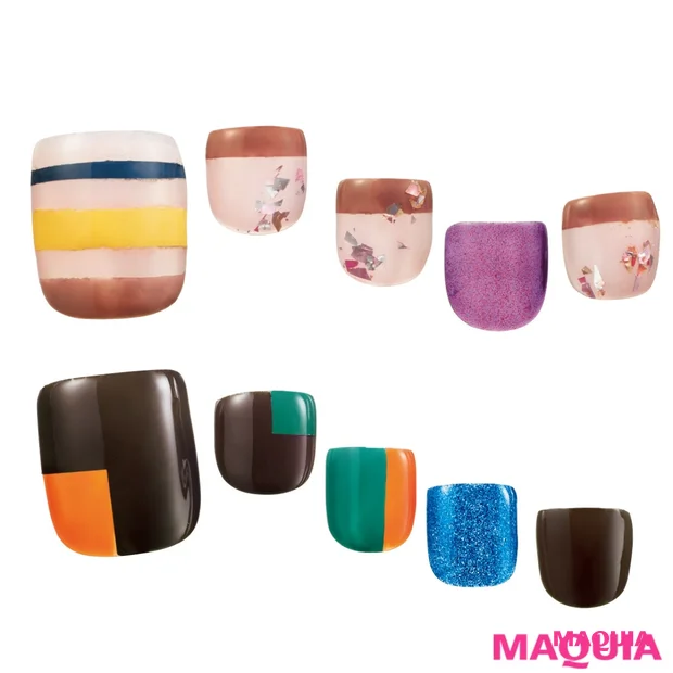 街でもリゾートでも視線集中! 今夏のフットネイルはブラウンが可愛い