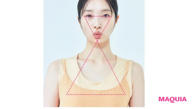 姿勢を正して唇を「う」の形に