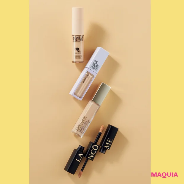 【肌の黄ぐすみをカバーするコンシーラー4選】ヨレずに密着するのはリキッドタイプ！