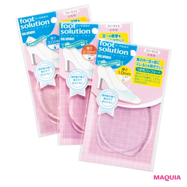 フットソリューション つま先コンフォート 全3種 各¥700/コロンブス/伊勢丹新宿店
