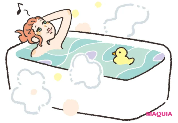 黄みぐもり(色素タイプ)が気をつけたいこと 入浴