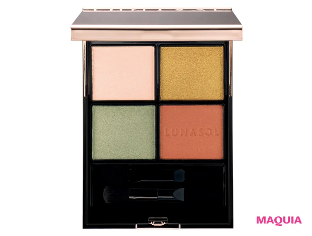 マキア 藤田ニコル 秋メイク ルナソル アイカラーレーションN EX10