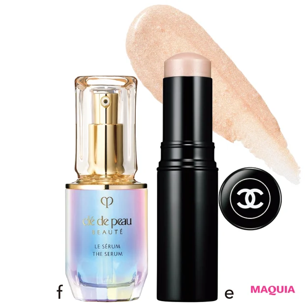 eボーム エサンシエル スカルプティング ¥5500/シャネル fル・セラム(医薬部外品)30ml ¥16000/クレ・ド・ポー ボーテ
