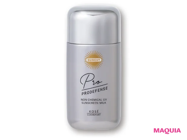 サンカット® プロディフェンス ノンケミカルUV ミルク SPF50+・PA++++ 60ml ¥2200 (編集部調べ)/コーセーコスメポート