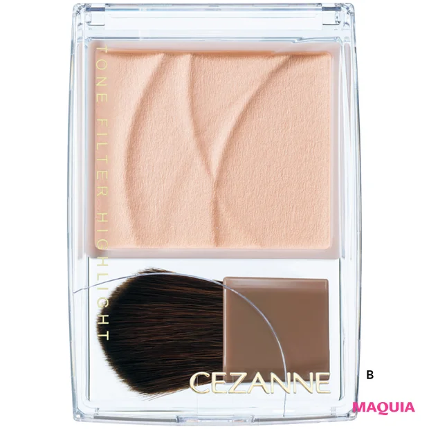 くまカバーと涙袋メイクにおすすめのアイテム セザンヌ トーンフィルターハイライト 01