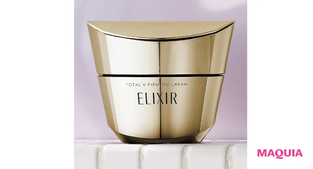 トータルV ファーミングクリーム 50g ¥11000（編集部調べ）／エリクシール（10/21発売）