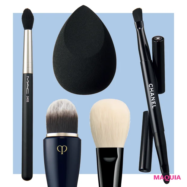 チャコットの“究極スポンジ”、M·A·Cの名品ブラシも。河嶋 希さんが惚れ込むメイクツール5選