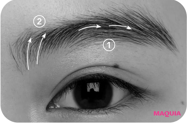 アイブロウ 醸し眉 トレンド ヘビーローテーション 疑似眉リキッドアイブロウ 使い方