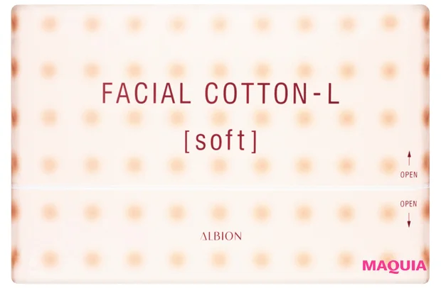 マキア 毛穴 皮脂 スキンケア コットン アルビオン フェイシャルコットン L