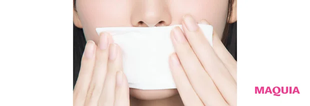 リップライナーの使い方 色持ちをアップさせたい場合 ティッシュオフ