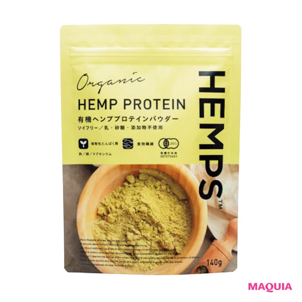 HEMPS 有機ヘンププロテインパウダー 140g¥1188/ヘンプフーズジャパン