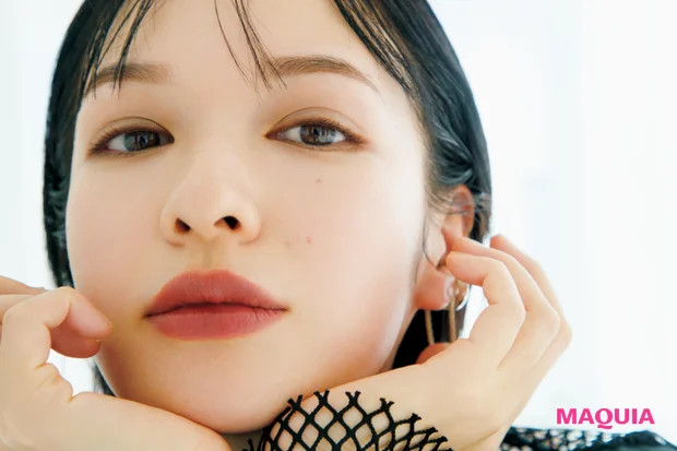 ボルドーリップで透明感が急上昇！ インパクトのある色を春っぽく仕上げるコツは輪郭処理にあり_2