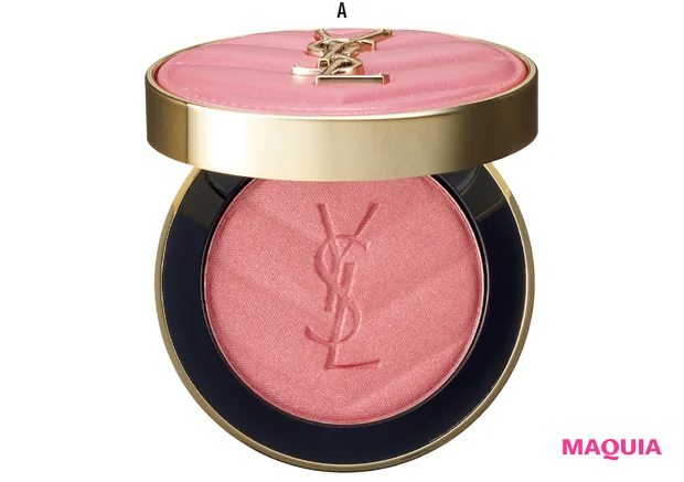 本田 翼さんがBLACKPINKジェニ風のチークメイクにTRY。YSLのミルキーピンクが相棒_2