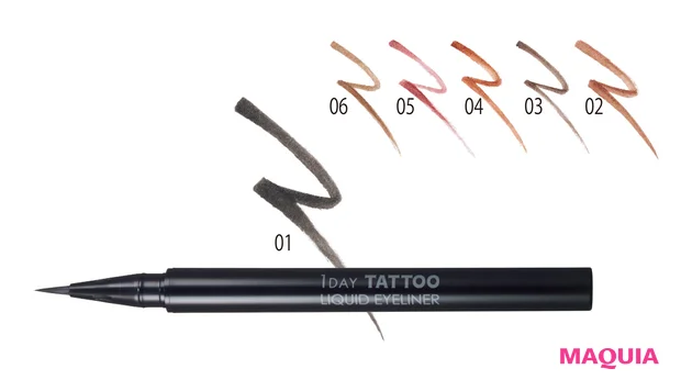 1DAY TATTOO  リキッドアイライナー 各￥1320