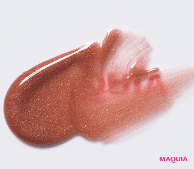 マキア ベストコスメ2025下半期 グロス&リキッドリップ部門 THREE ディヴァインリップジェム 11 質感をチェック