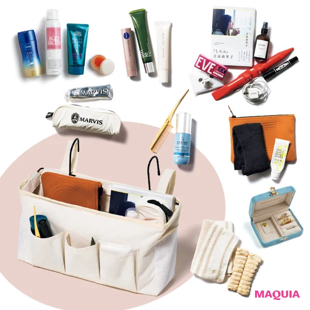 【田中みな実さんのバッグの中身】"車内コスメ”を全公開。車での移動時にも美容抜かりなし!