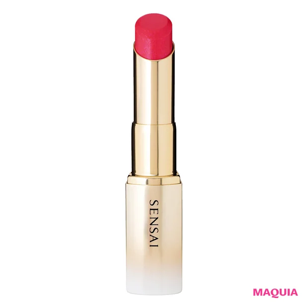 2026年春新作チェリーリップつけ試し SENSAI モイスチャーインテンスリップスティック MI10