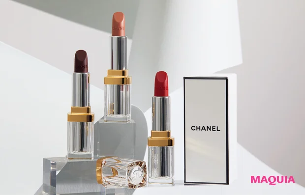 トランテアン ル ルージュ(右から)5、1、11 各¥25300/シャネル(シャネル オンライン ブティック・一部店舗先行発売中、10/6店舗限定発売)