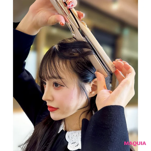 MAQUIAベスコス2025下半期 ビューティギア部門2位 ReFa リファストレート アイロン プロ+ エディターお試し ロングヘア