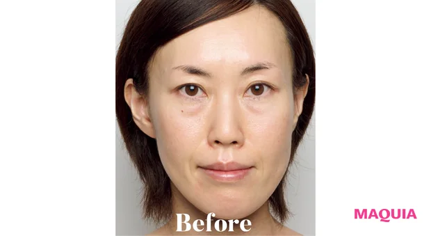 2026年春夏新作 長井かおりさんおすすめのカラーパウダー ビフォー