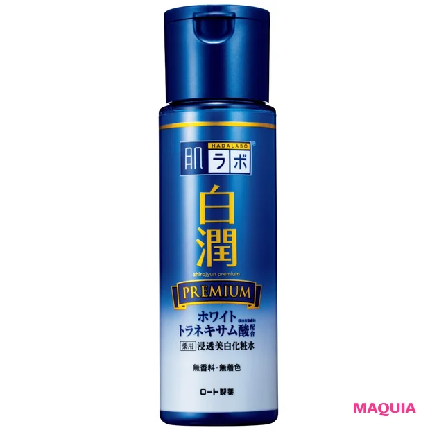 肌ラボ 白潤プレミアム 薬用浸透美白化粧水 ［医薬部外品］170ml ￥900（編集部調べ）／ロート製薬
