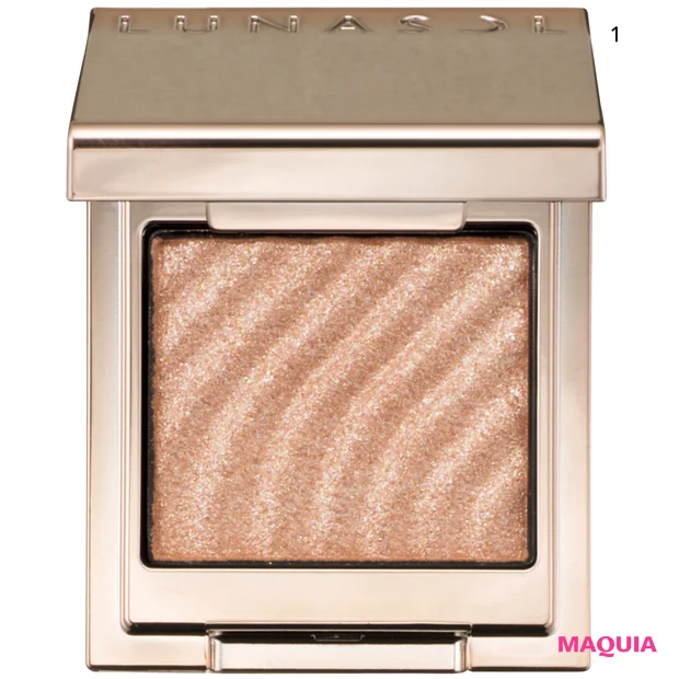 田中みな実 メイク MAQUIA（マキア） 1月号 表紙 アイメイク使用コスメ ルナソル モノアイカラーレーション EX14（限定色）