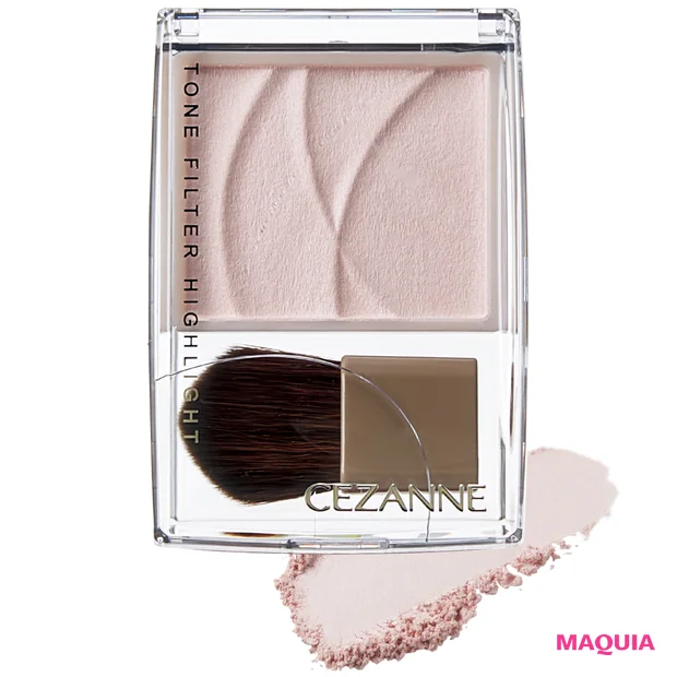 2026年春おすすめ新作パウダーハイライト　セザンヌ トーンフィルターハイライト 02