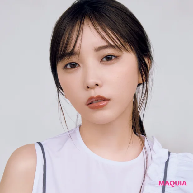 【与田祐希さん】秋のトレンドカラー「シナモンシュガー」でほろ苦メイク