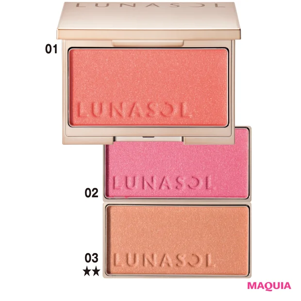 カラーリングシアー チークス(グロウ) 各¥2500