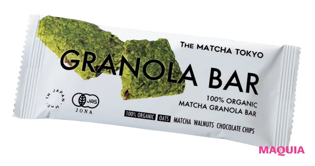 トレンド バズりフード 抹茶 100% ORGANIC MATCHA GRANOLA BAR