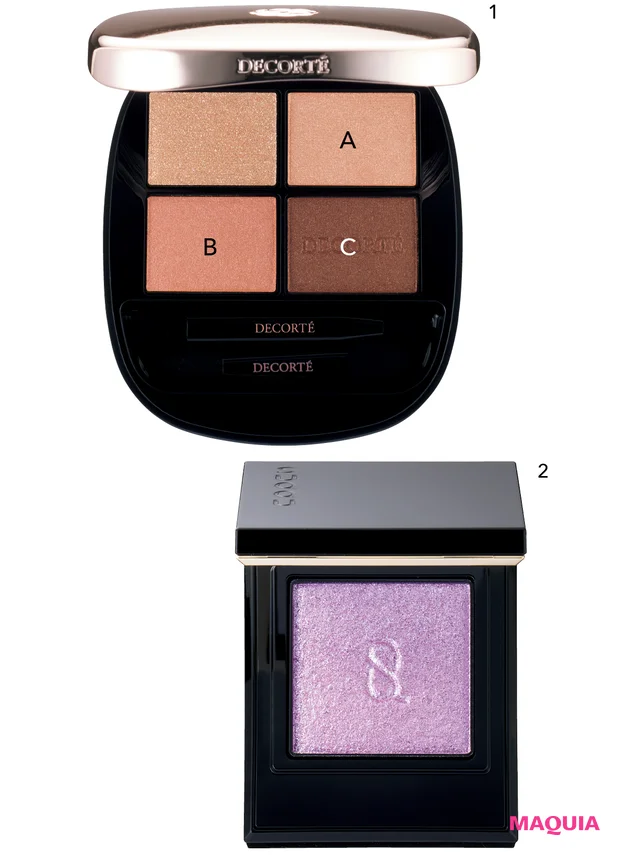 “大人っぽい”で終わらせない ブラウン×ラベンダーメイク