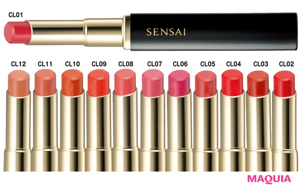 コントゥアリングリップスティック(レフィル) 各¥3850 ホルダー各¥1650