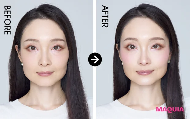 GYUTAE 小顔メイク エラ張り 骨格操作MAP ビフォーアフター