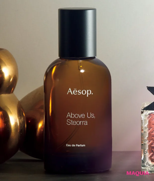 マキア 連載 ムーン・リーの開運フレグランス 2026年1月 Aēsop アバヴ アス、ステオーラ オードパルファム