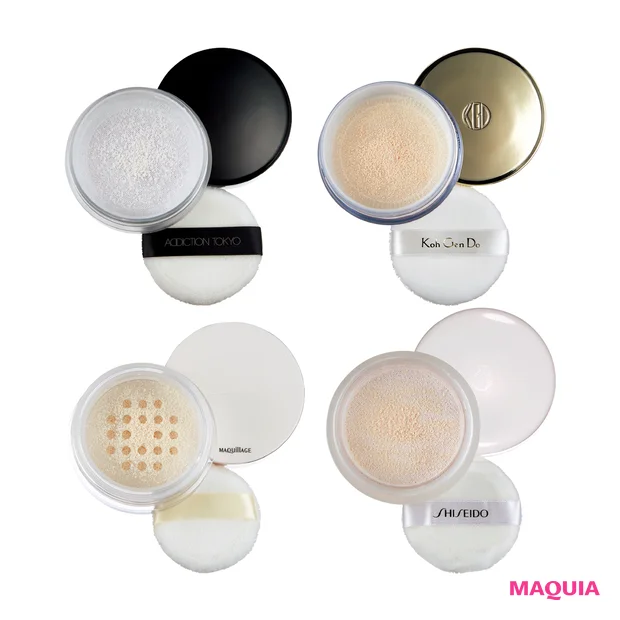 【秋新作のおすすめフェイスパウダー４選】肌を乾かさず、メイク崩れも阻止！