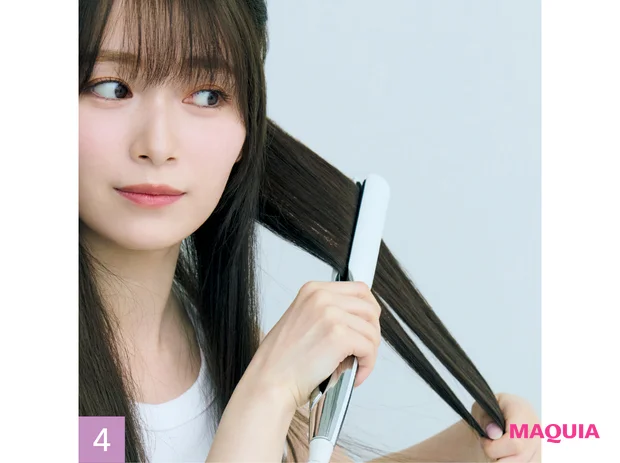 櫻坂46 守屋麗奈 ヘアセット ストレートアイロン