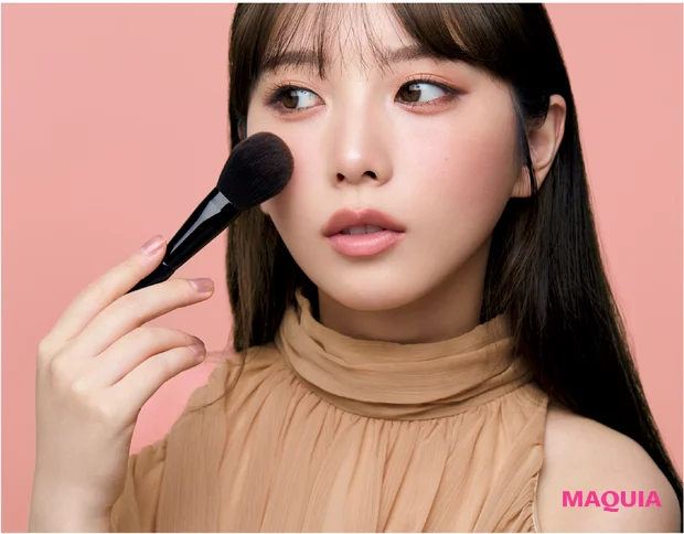 マキア 与田祐希　元乃木坂46 2025年 秋 美容トレンド チーク