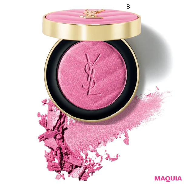 サクラピンクメイクにおすすめの2026年春新色コスメ YSL メイクミーブラッシュ パウダー 10