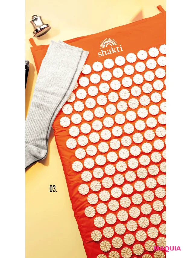 田中みな実のリピートコスメ 美容ツール shakti シャクティマット オリジナル オレンジ