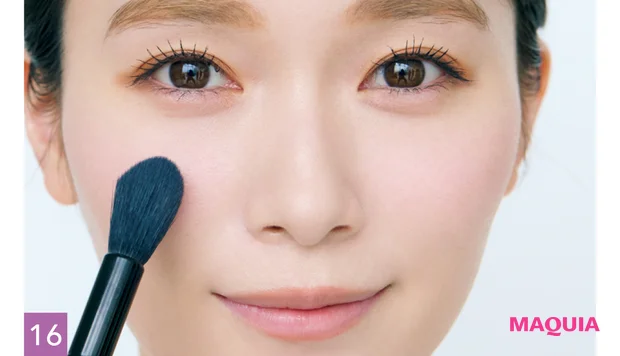 櫻坂46 守屋麗奈 セルフメイク 秋 横長チークで中顔面短縮&愛らしさを爆誕させて